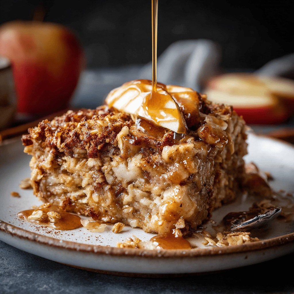 Apple Cinnamon Oatmeal Bake