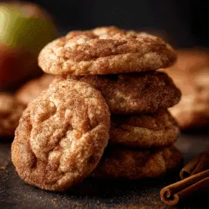 Apple Cinnamon Snickerdoodle Cookies