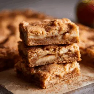 Apple Snickerdoodle Bars