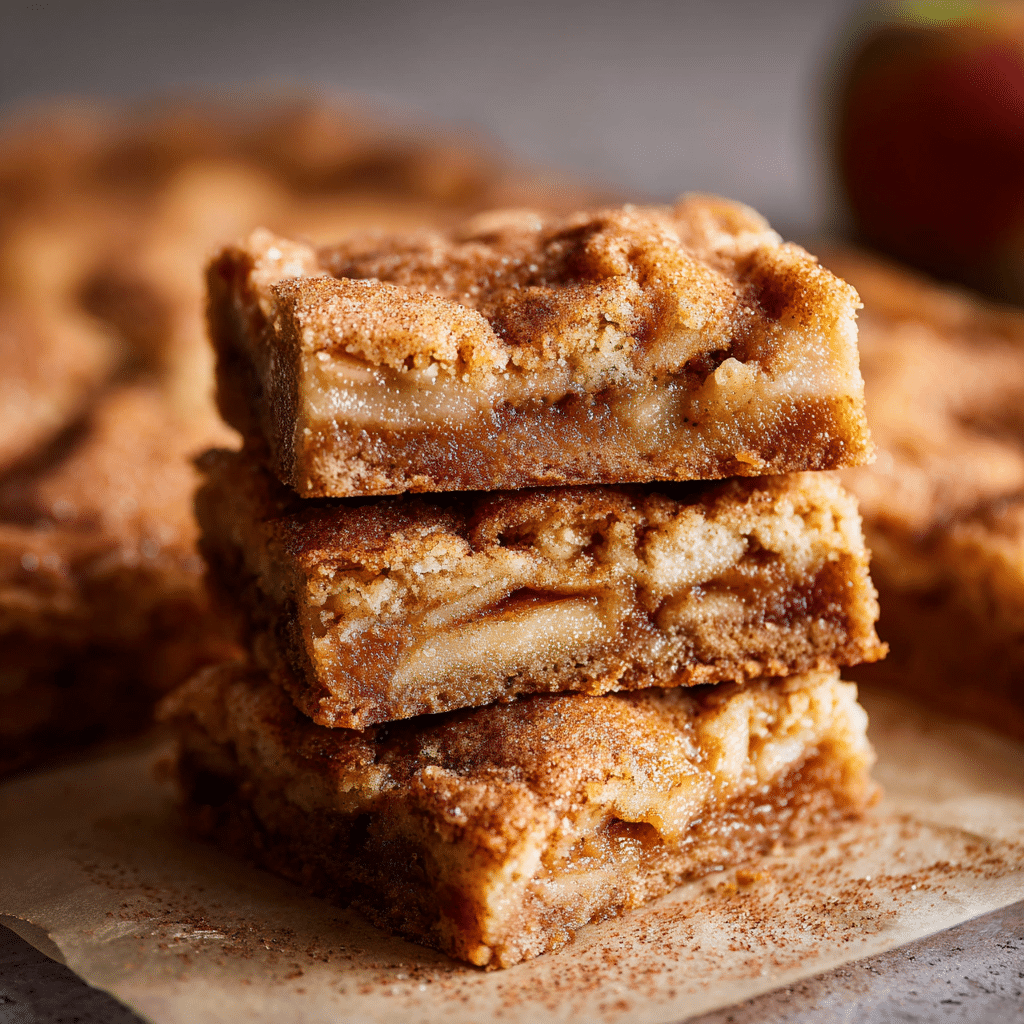 Apple Snickerdoodle Bars