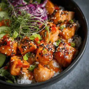 Bang Bang Salmon Bites Bowls