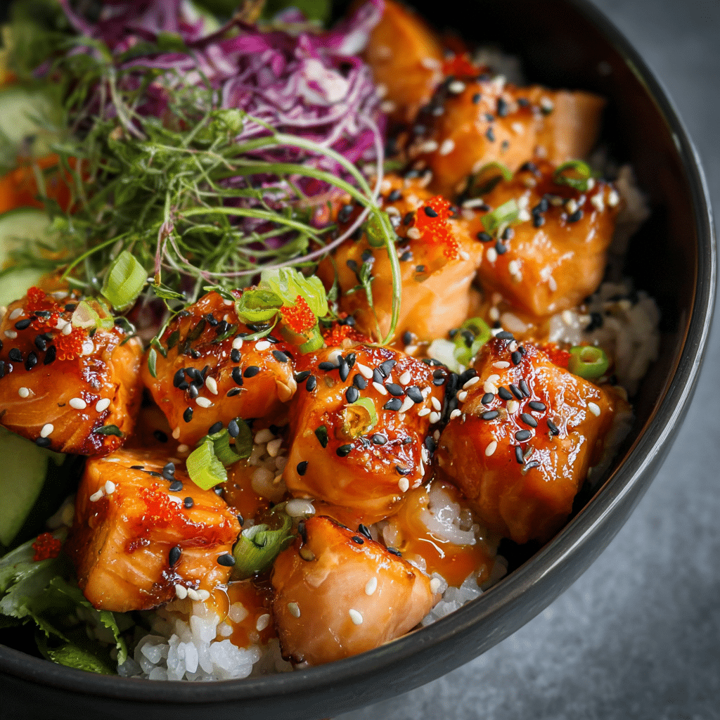 Bang Bang Salmon Bites Bowls