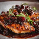Cherry Balsamic Glazed Chicken