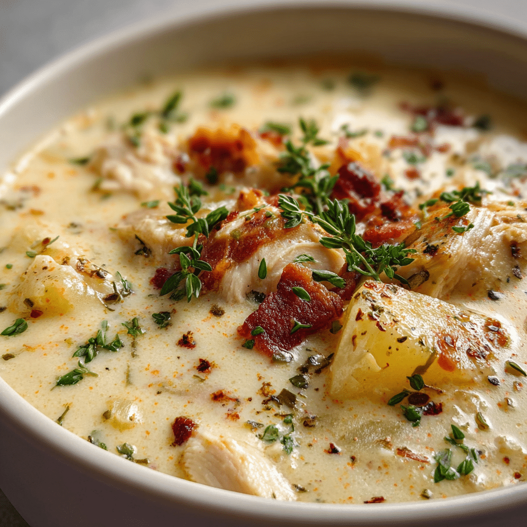 Creamy Chicken and Potato Soup