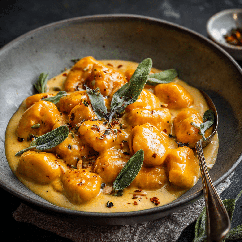 Creamy Pumpkin Gnocchi