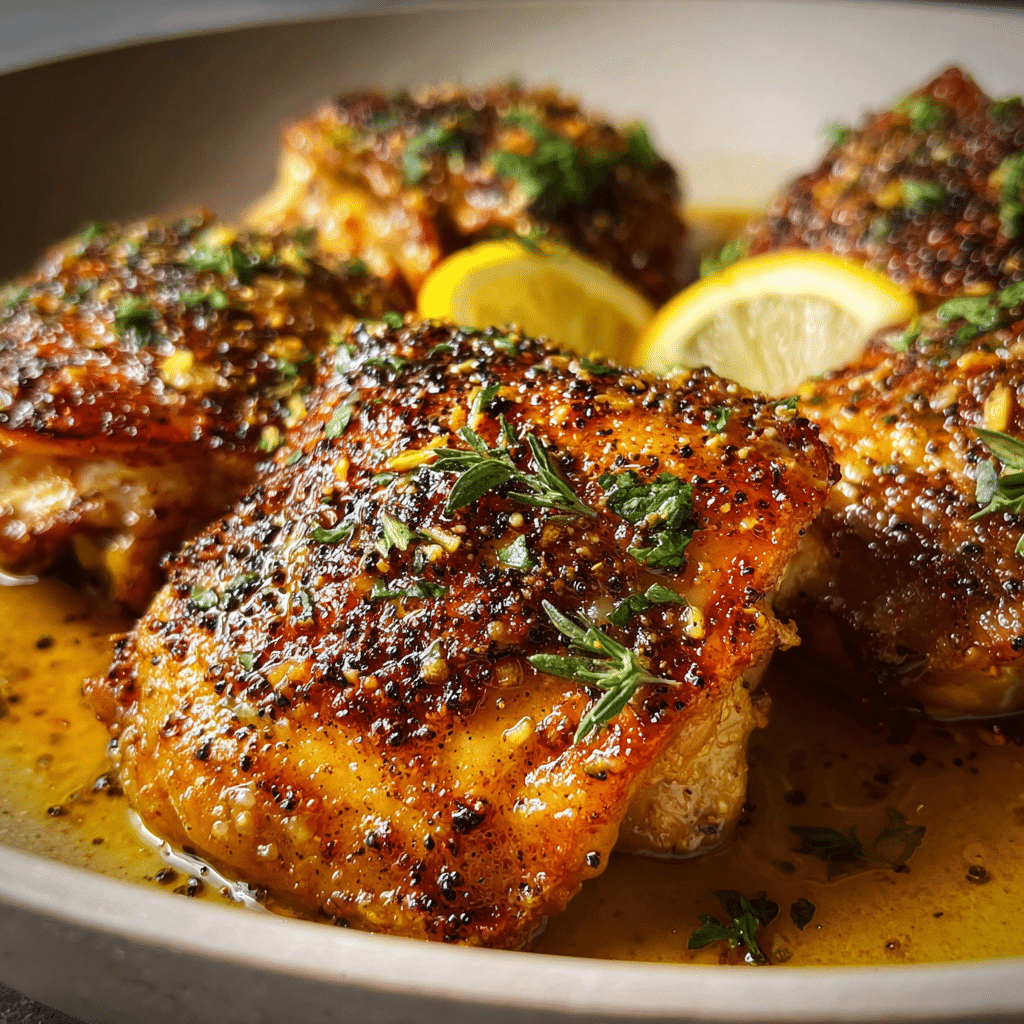 Lemon Pepper Chicken Thighs
