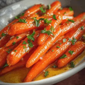 Maple & Brown Sugar Glazed Carrots