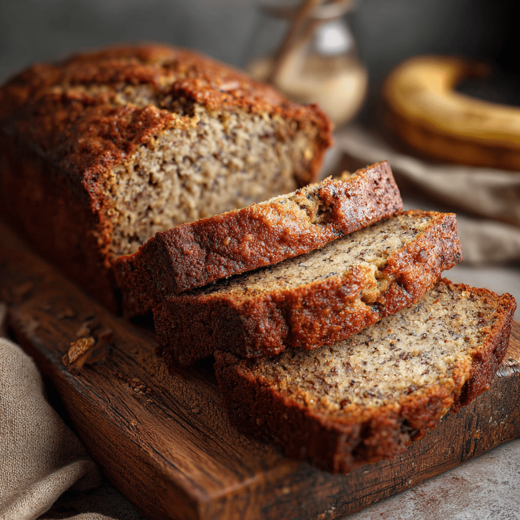 Moist Homemade Banana Bread