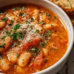 Parmesan Tomato Cannellini Bean Soup