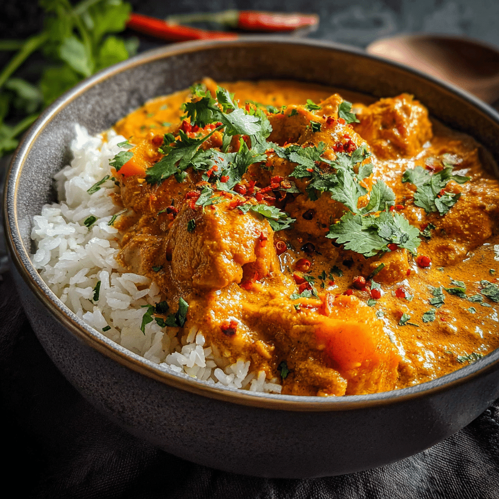 Pumpkin Chicken Curry