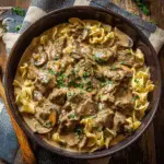 Rich Creamy Beef Stroganoff