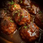 Slow Cooker Salisbury Steak Meatballs
