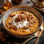 Warm Spiced Pumpkin Oatmeal