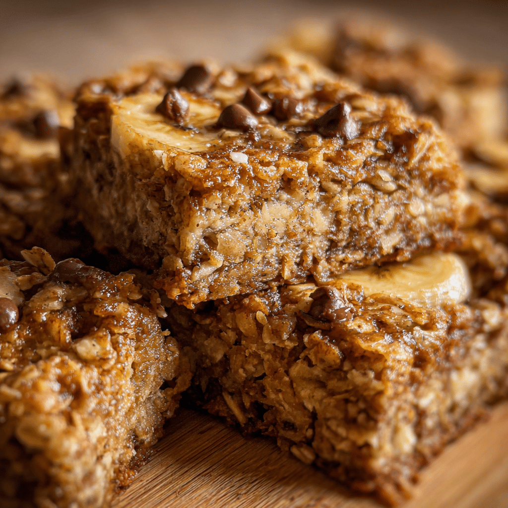 Banana Oatmeal Bars