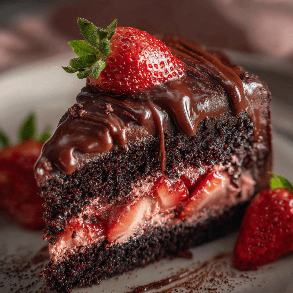 Chocolate Strawberry Cake