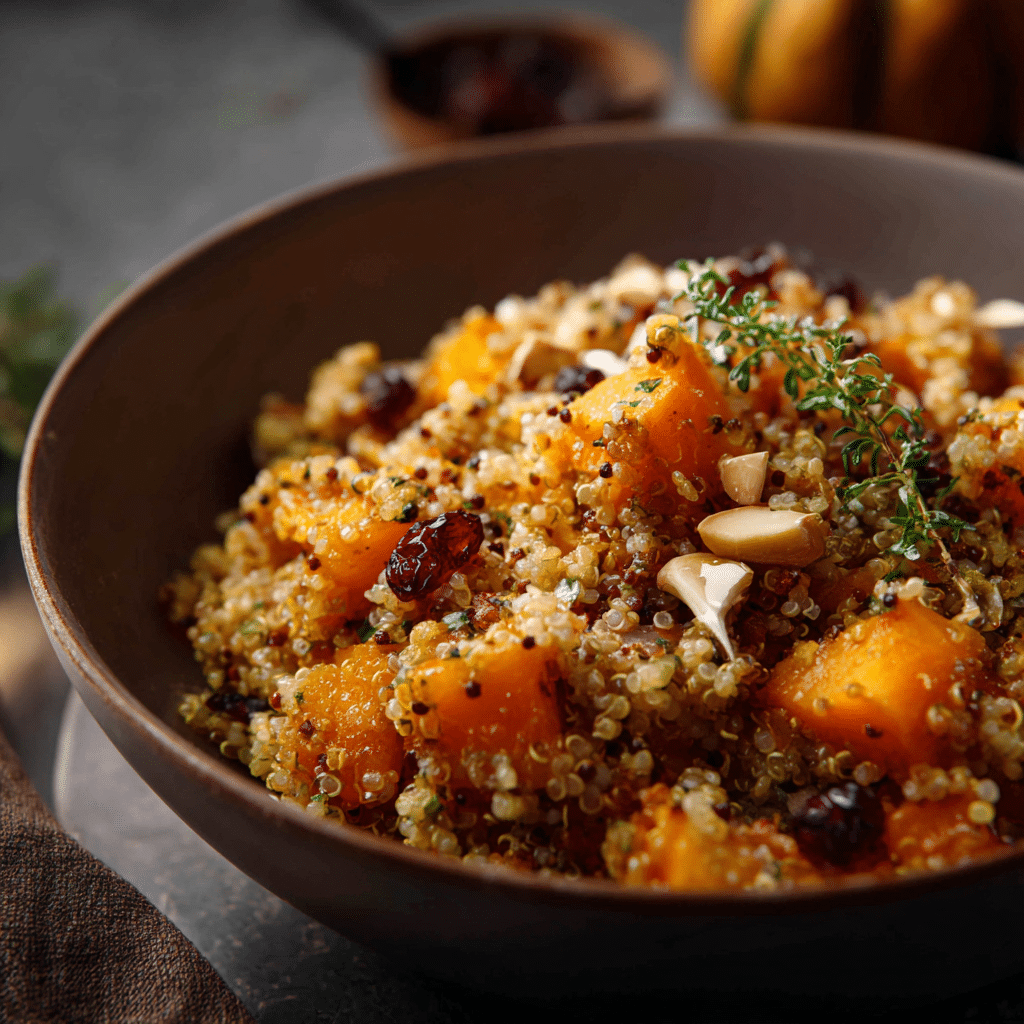 Cozy Quinoa Butternut Squash