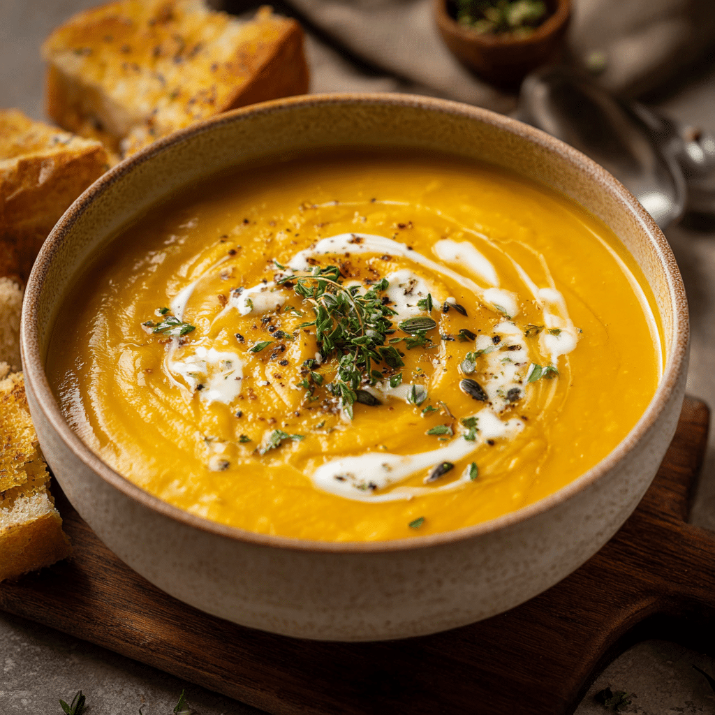 Creamy Roasted Butternut Squash Soup