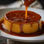 Decadent Creamy Pumpkin Flan with Spiced Caramel Drizzle