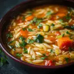 Healthy Vegetable Orzo Soup