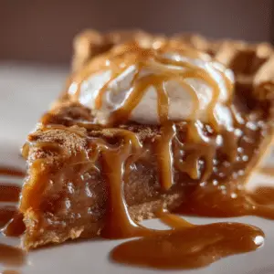 Hot Gooey Caramel Pie