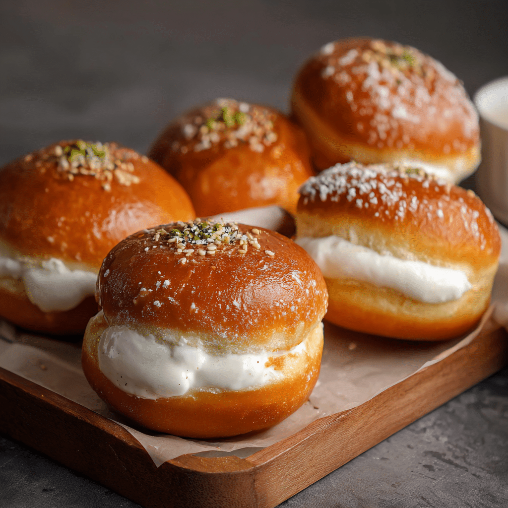 Korean Milk Cream Donut