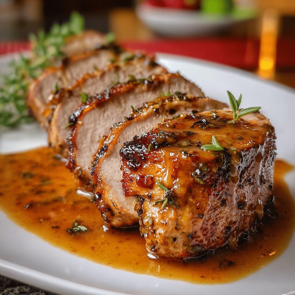 Maple Dijon Pork Tenderloin