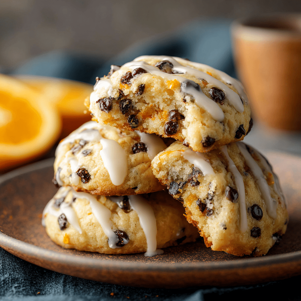 Orange Chocolate Chip Ricotta Cookies