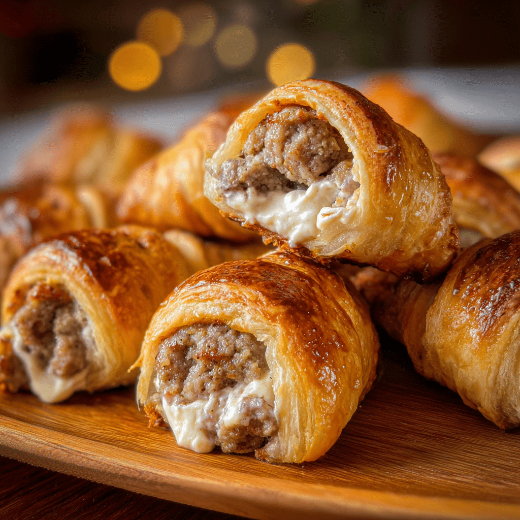 Sausage Cream Cheese Crescents