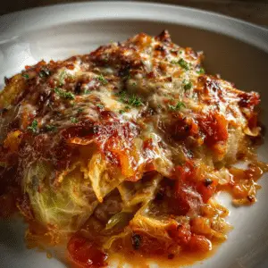 Stuffed Cabbage Roll Casserole