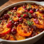 Sweet Potato & Cranberry Gratin