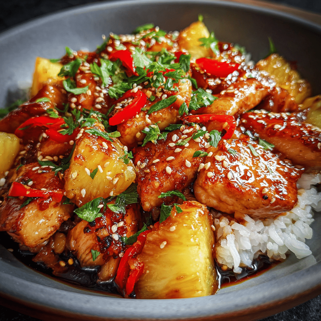 Teriyaki Pineapple Chicken