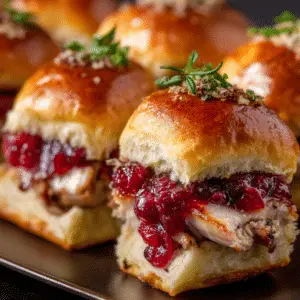 Turkey Cranberry Sliders