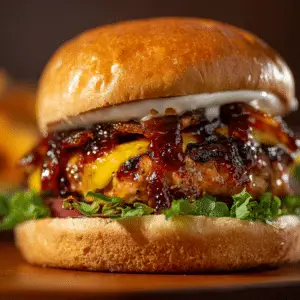 BBQ Ranch Turkey Smash Burger