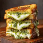 Best Pesto Grilled Cheese