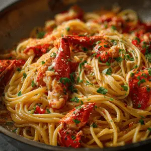 Buttered Lobster Pasta