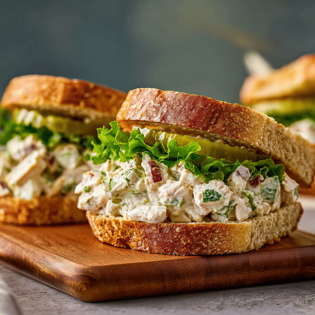 Classic Chicken Salad Sandwiches
