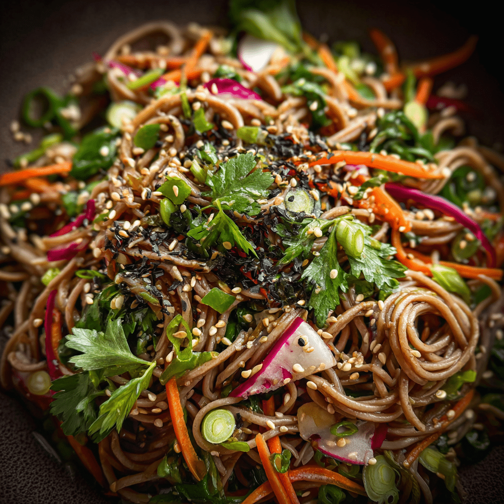 Cold Soba Noodle Salad
