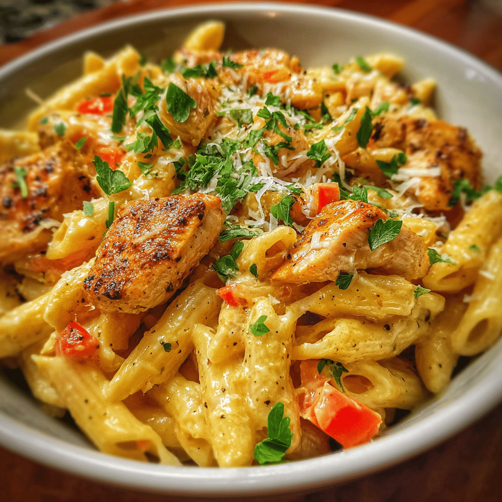 Crock Pot Cajun Chicken Pasta