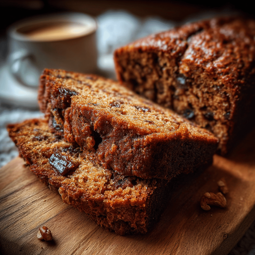 Date Coffee Loaf Cake