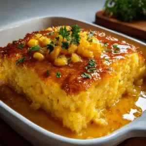 Honey Glazed Corn Casserole