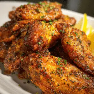 Lemon Pepper Chicken Wings