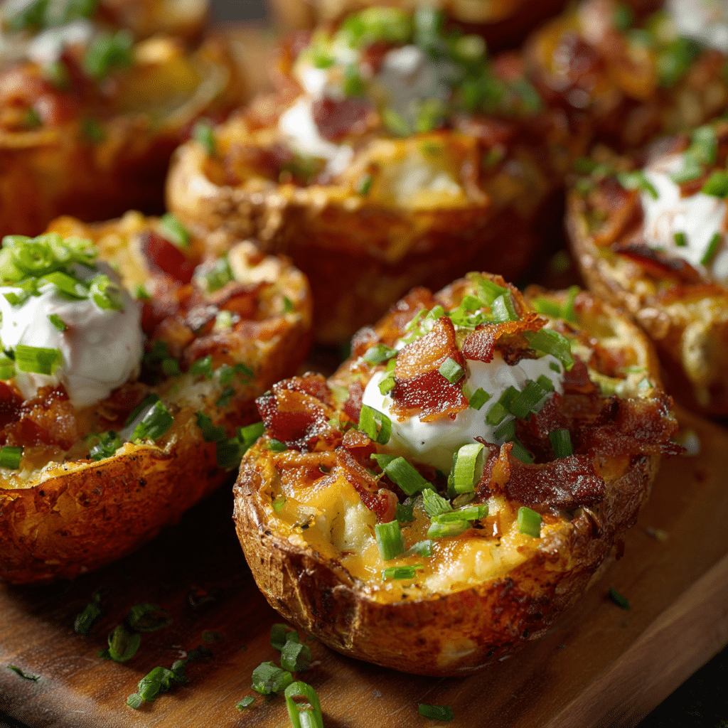 Loaded Crispy Potato Skins