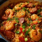 One Pot Shrimp and Sausage Jambalaya
