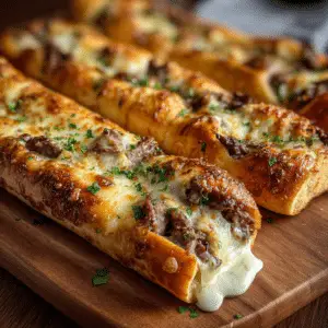 Philly Cheesesteak Breadsticks