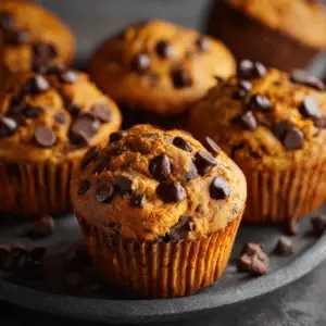 Pumpkin Chocolate Chip Muffins