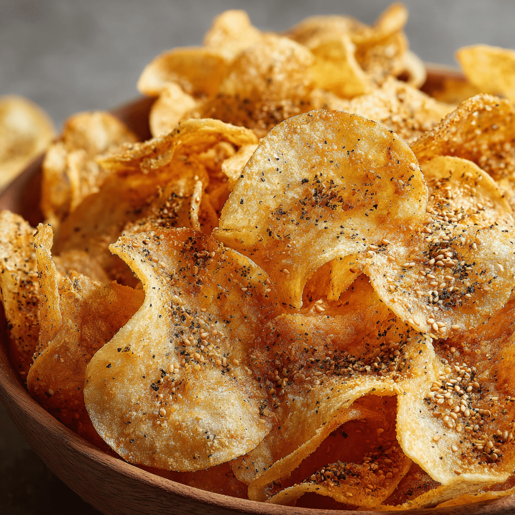 Sesame Potato Chips