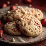 Strawberry White Chocolate Cookies