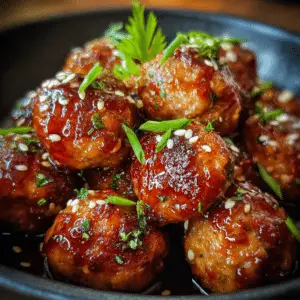 Teriyaki Meatballs