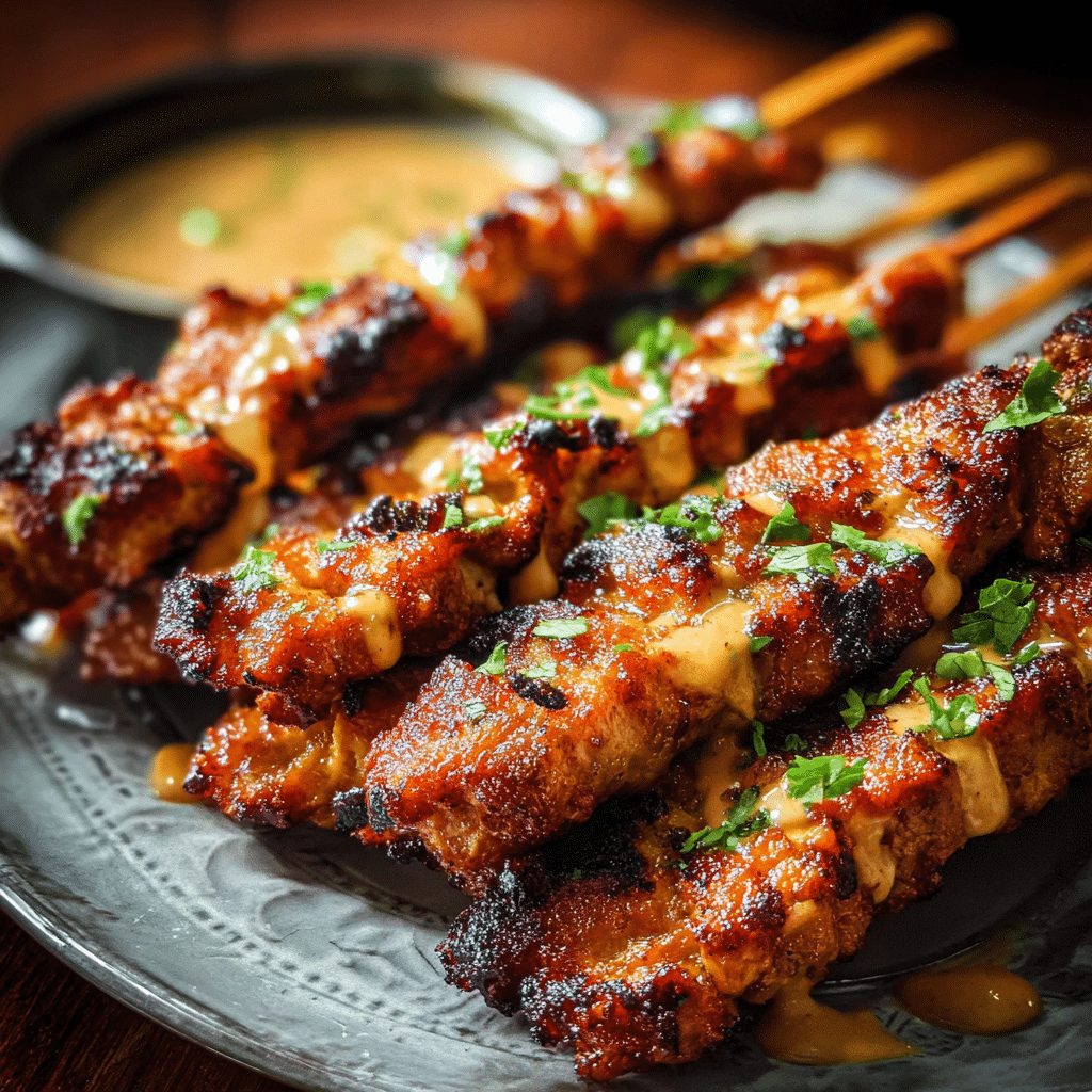 Turkey Satay Skewers