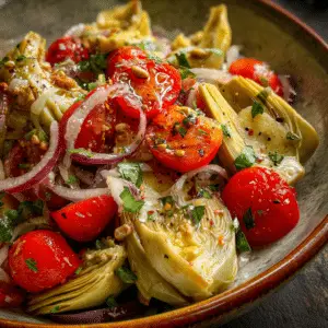 Tuscan Artichoke Tomato Salad